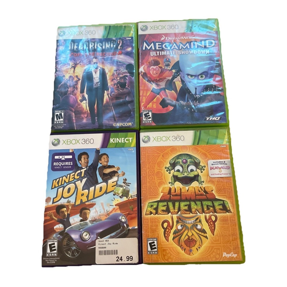 Lot of 4 Microsoft Xbox 360 Video Games